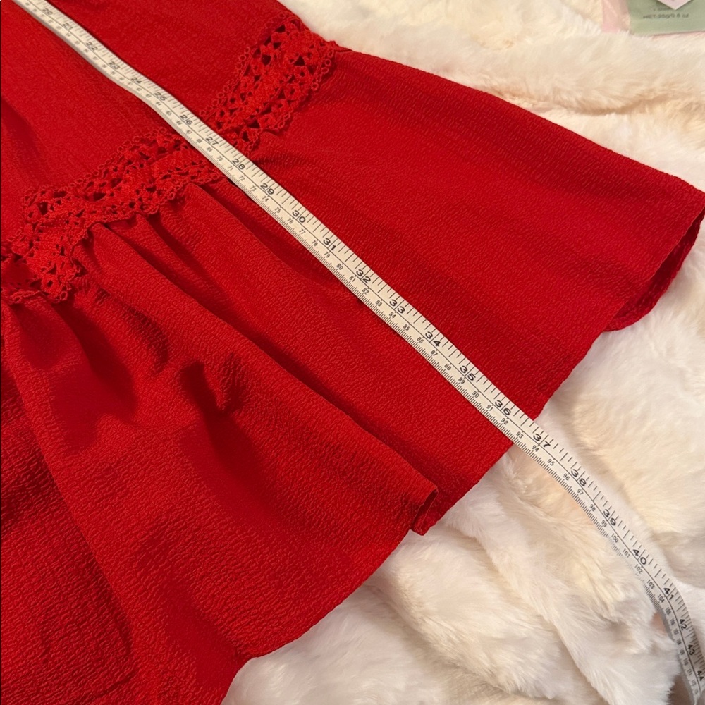 Kara and Kate Elegant Red Mini Dress - Picture 12 of 13